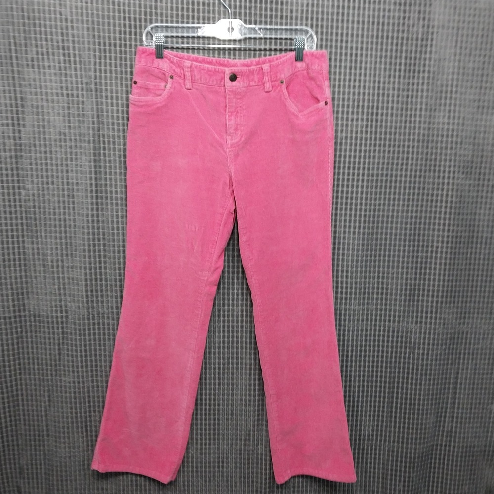 Vineyard Vines Corduroy Pants Womens Straight Leg 10 Pink